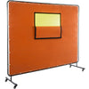 1.8x2.4m  Fiberglass Welding Curtain Welding Screen with Casters