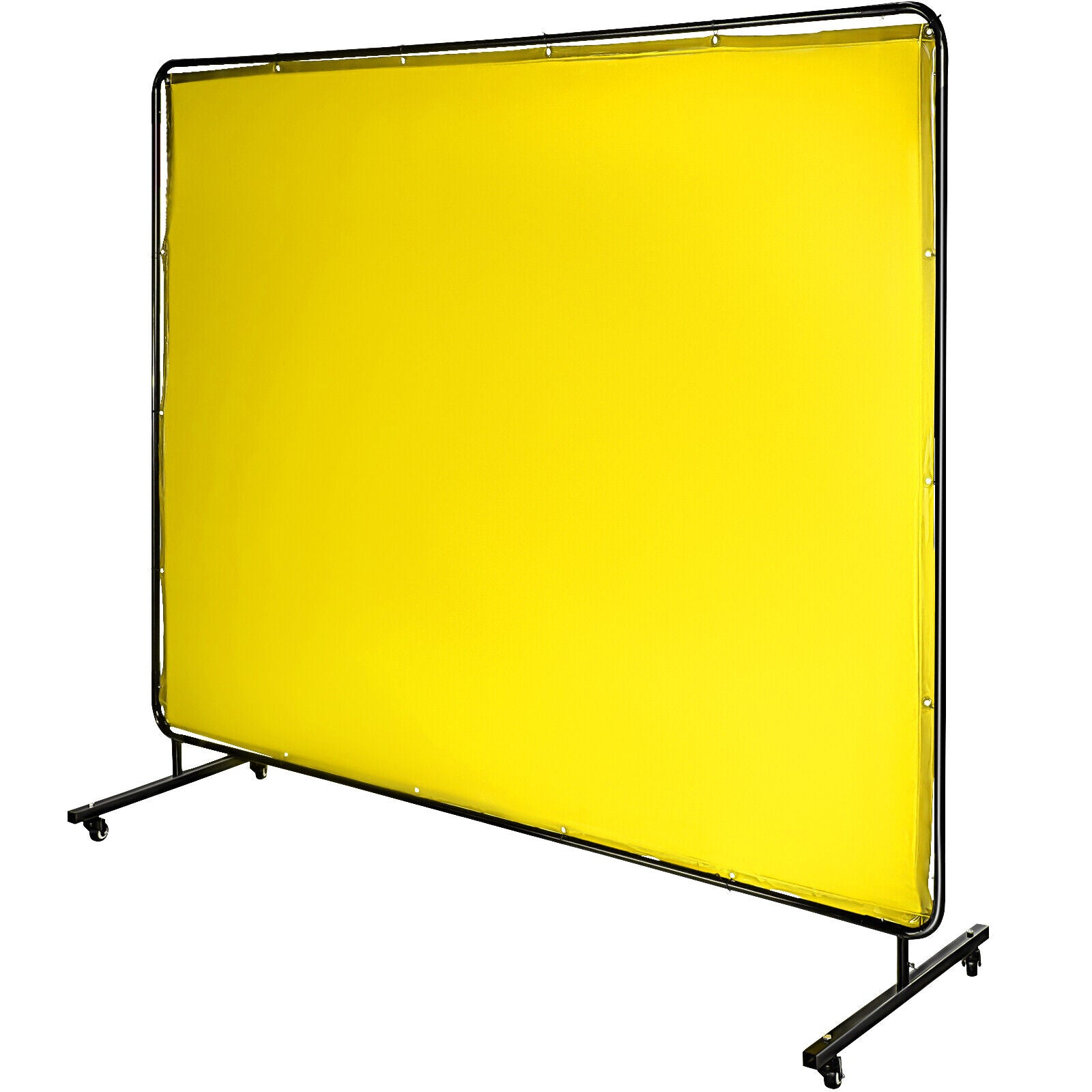 1.8m x 2.4m Welding Curtain Welding Screen Flame Proof With Wheels