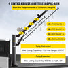 454kg Swivel Crane Truck Lift Hoist Crane Hydraulic Cable Winch Van
