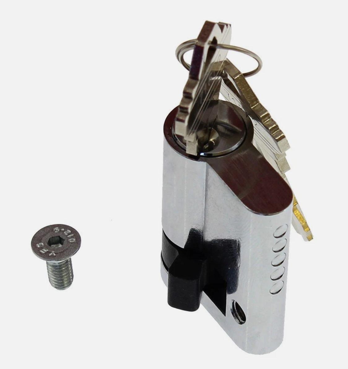 Heavy Duty Whaletail Chrome Euro Key Handle With Key Barrel AU – Tool Plus