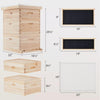 30 Frames Full Set Beehive Flat Pack Wooden Beekeeping Honey Bee hive House Box AU