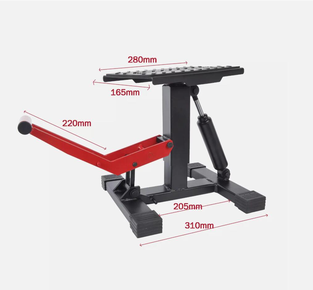 Premium 150 kg Adjustable Lifting Stand Jack Dirt Bike Motorcycle Anti-slip Hoist Table Lifter