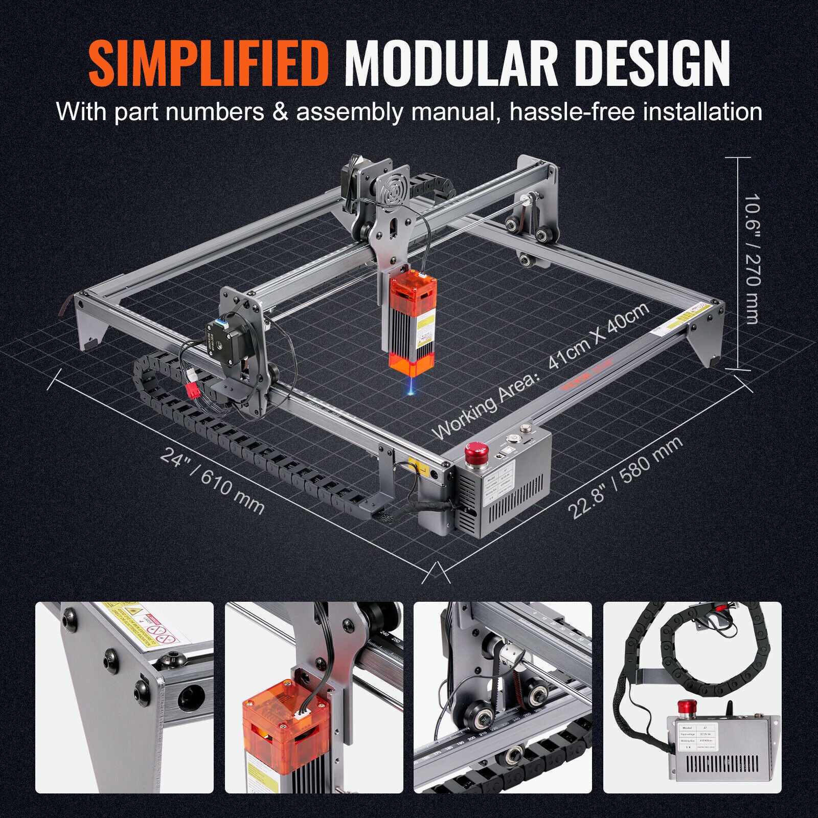 AU 5W Compressed Laser Engraver Engraving Machine Spot Eye Protection NEW