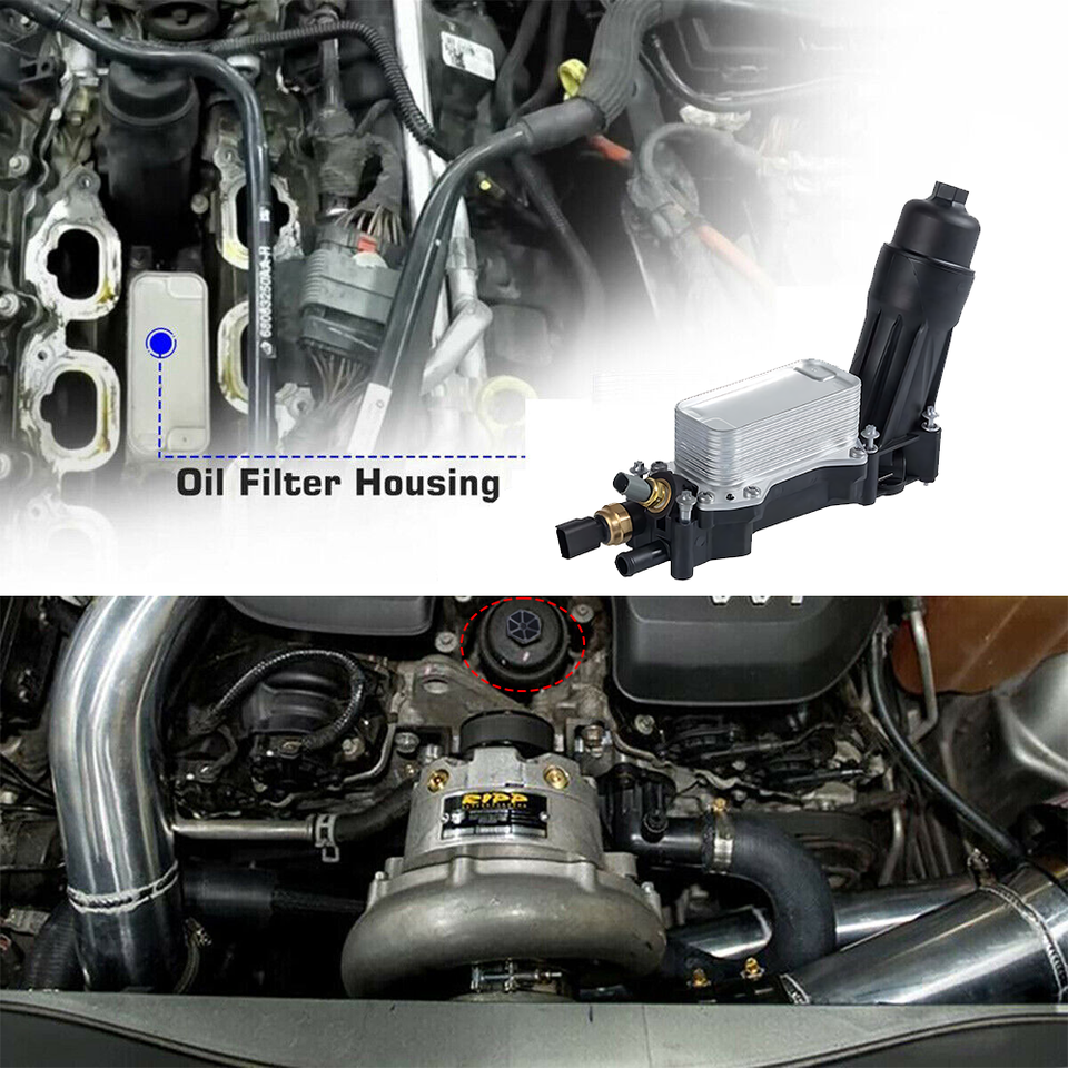 Oil Filter Housing & Intake Gaskets Kit For 2014-2017 Chrysler Dodge Jeep 3.6L