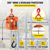 500KG Remote Control Portable Tracking Block Electric Winch Hoist