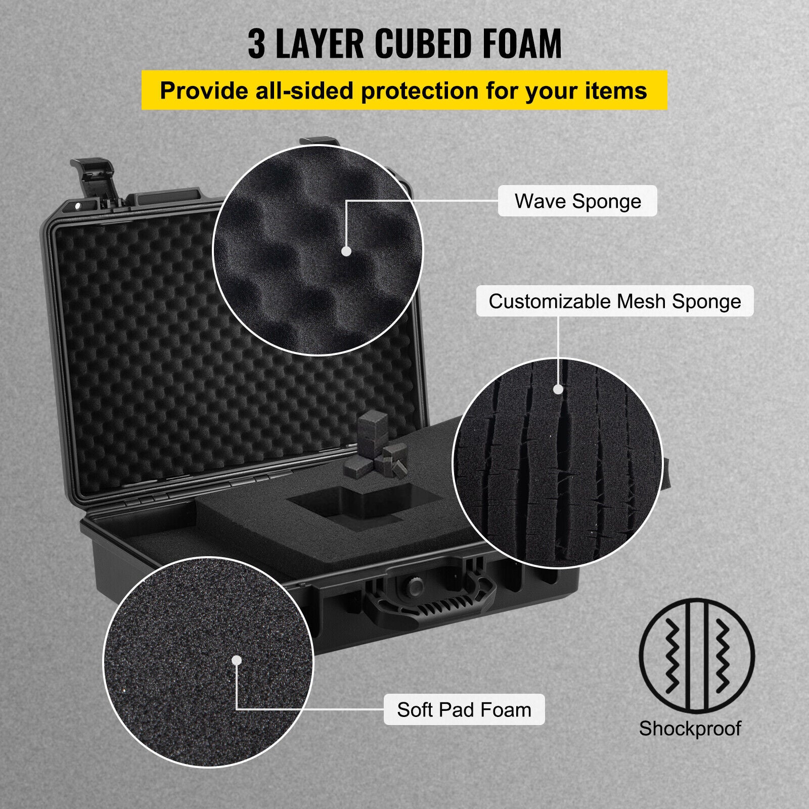 39.6cm Waterproof Hard Case Portable Storage Box