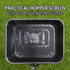 Premium 80LB Tow Behind Spreader 36KG 29L Broadcast Seed Fertiliser Salt Towable Sand