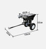 Premium 80LB Tow Behind Spreader 36KG 29L Broadcast Seed Fertiliser Salt Towable Sand