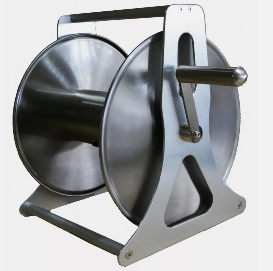 Heavy Duty Stainless Steel Garden Hose Reel -290 mm deep x 280 mm wide