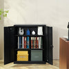 Lockable Adjustable Shelves Steel Storage Cabinet Home Office Stationary