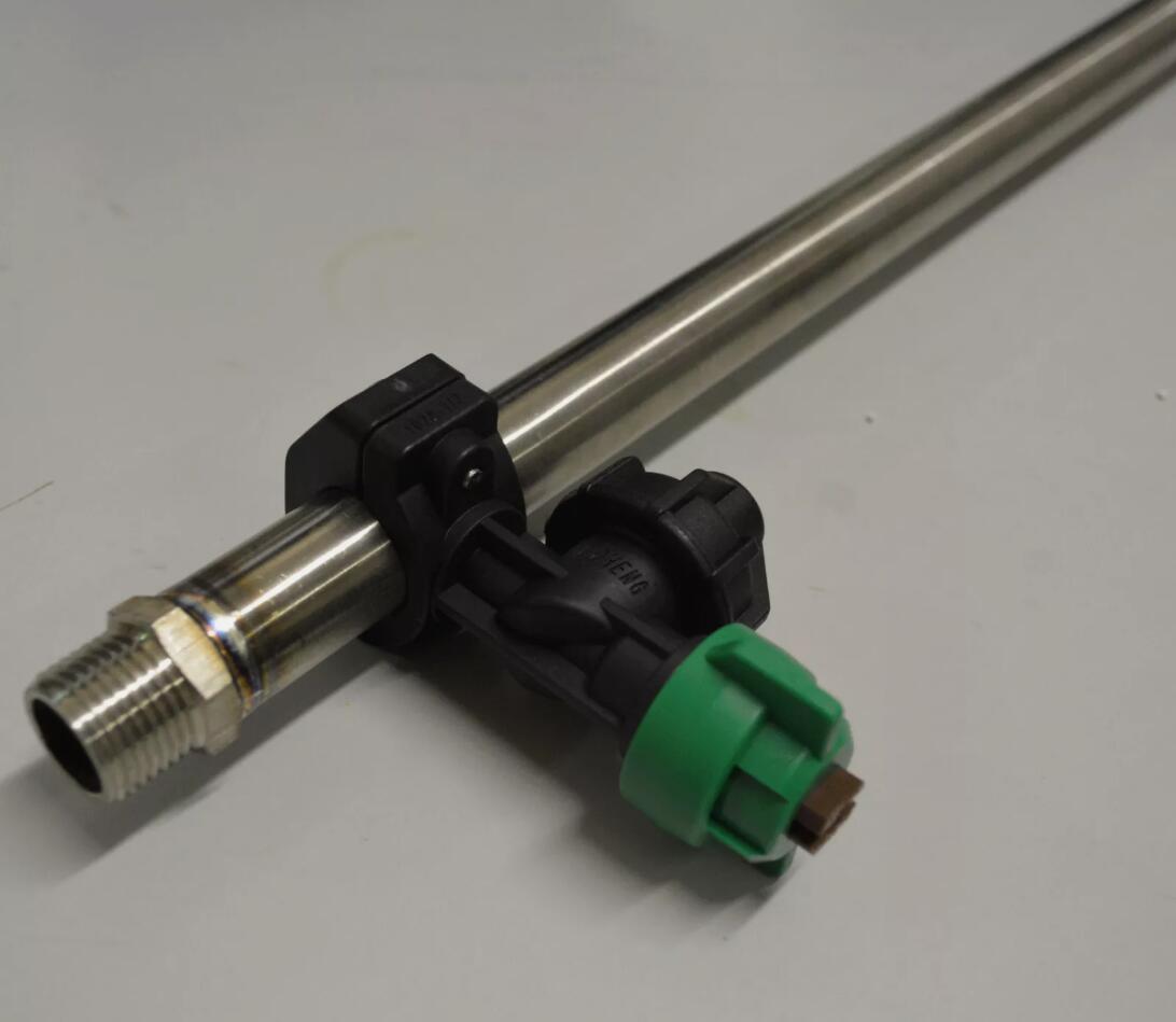 1 Meter Heavy Duty Stainless Steel Sprayer Boom Pole with 2 Nozzles Connectable