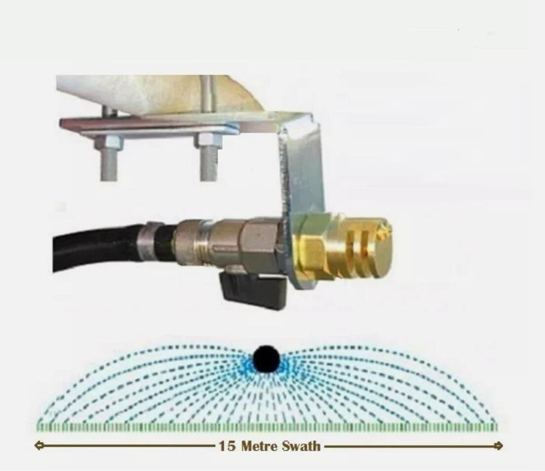 Heavy Duty 15M Boomless Nozzle Weed Sprayer Boom Jet Rapid Spray TTi Silvan Spraying