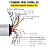 48V 2000W Brushless Electric Motor Controller Kit Go-kart Bicycle