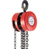 2T Heavy Duty Chain Hoist Block and Tackle Load Crane 2M Lifting Pulley Sling Tool