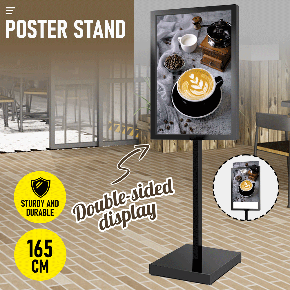 A1 Double Sided Sign Poster Stand Sign Floor Frame Poster Stand Display Stand