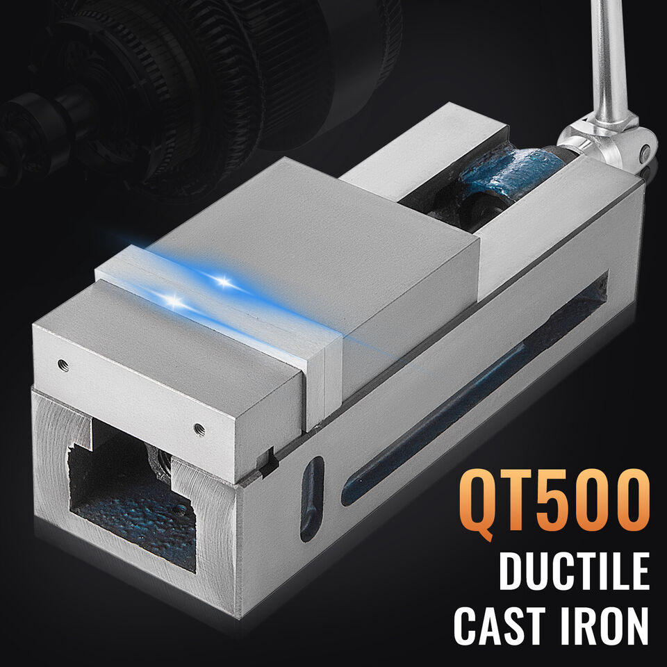 4"/100mm Precision CNC Machine Vise Milling Vise Nodular Cast Iron Vice