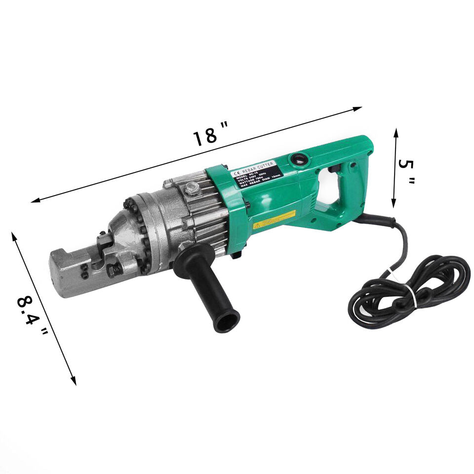 4-16mm Electric Hydraulic Rebar Cutter 2.5 Sec Solid 15 Bolt RC-16