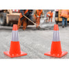 5PC 45cm Traffic Cones Road Safety Warning Sign Reflective