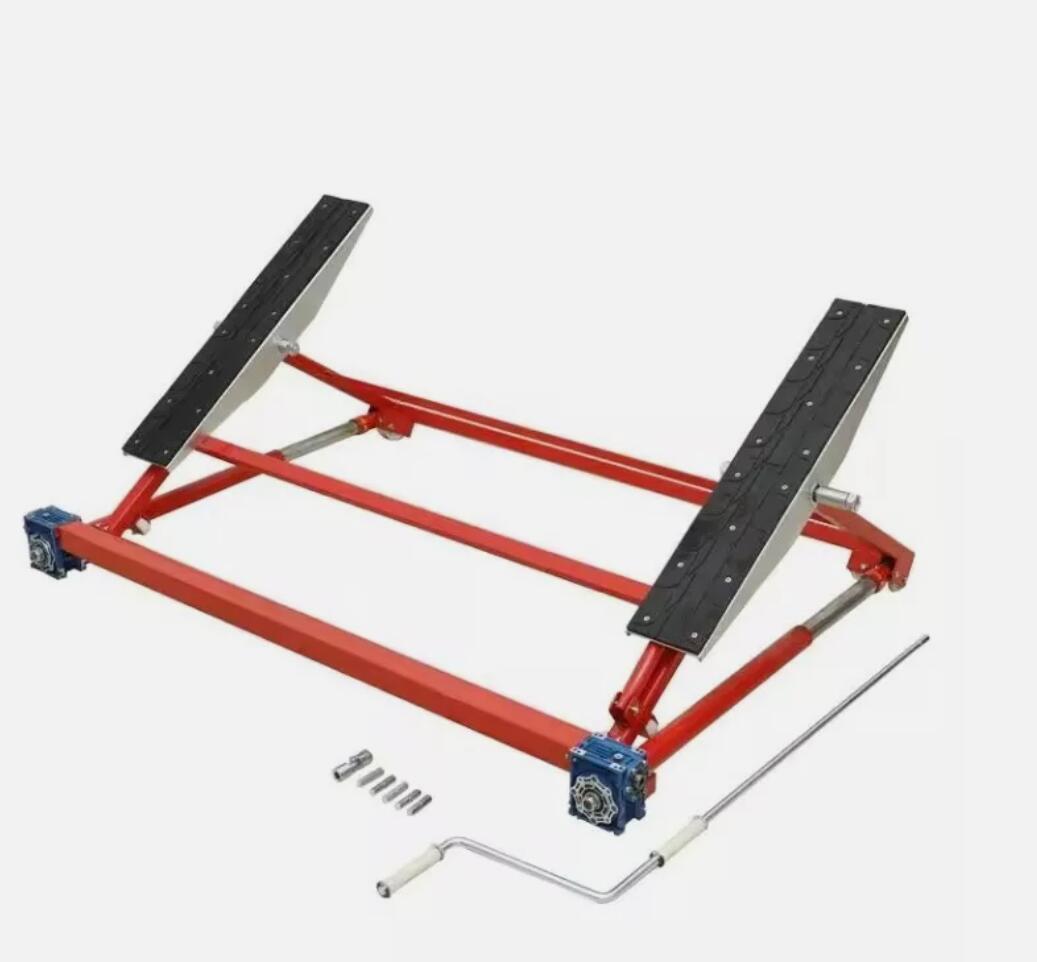 2T Portable Heavy Duty Car Hoist Scissor Car Tilt Lift Garage Hoist Mini Lift NEW