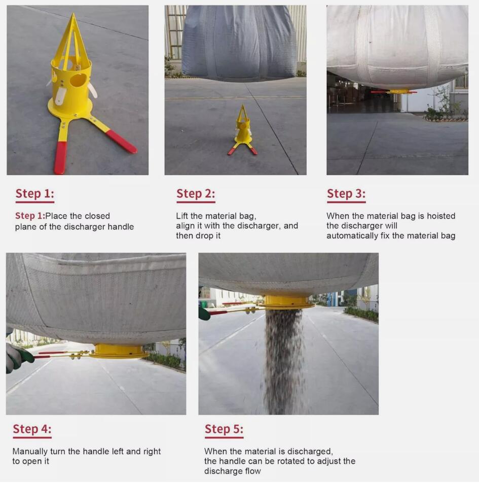 Heavy Duty Bulk Bulka Bag Dispenser Unloader Dischargers For Fertilizer / Seed/ Grain AU