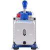 1/4HP 4CFM Vacuum Pump HVAC Refrigeration R134A Adapter Pressure Gauge A/C