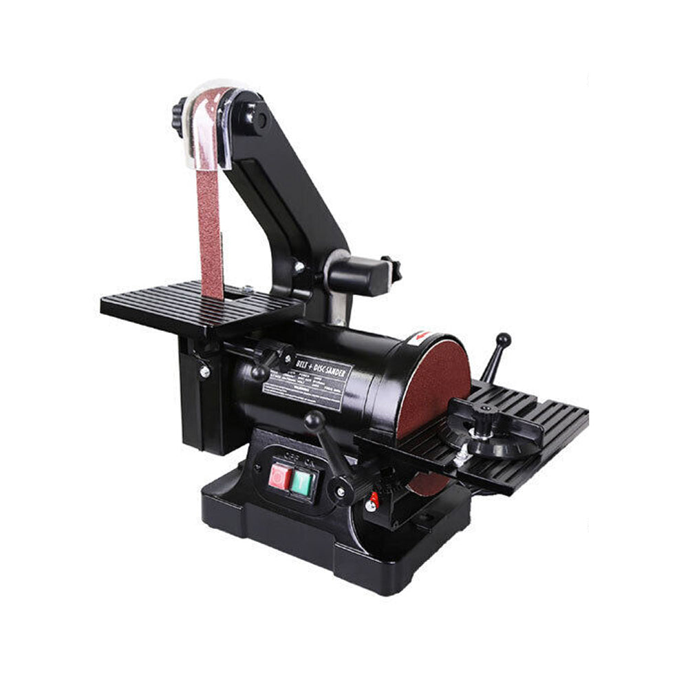 Premium 350 W 1"x30" Belt & 5" Disc Sander Bench Grinder Linisher Machine Buffer Power Tool