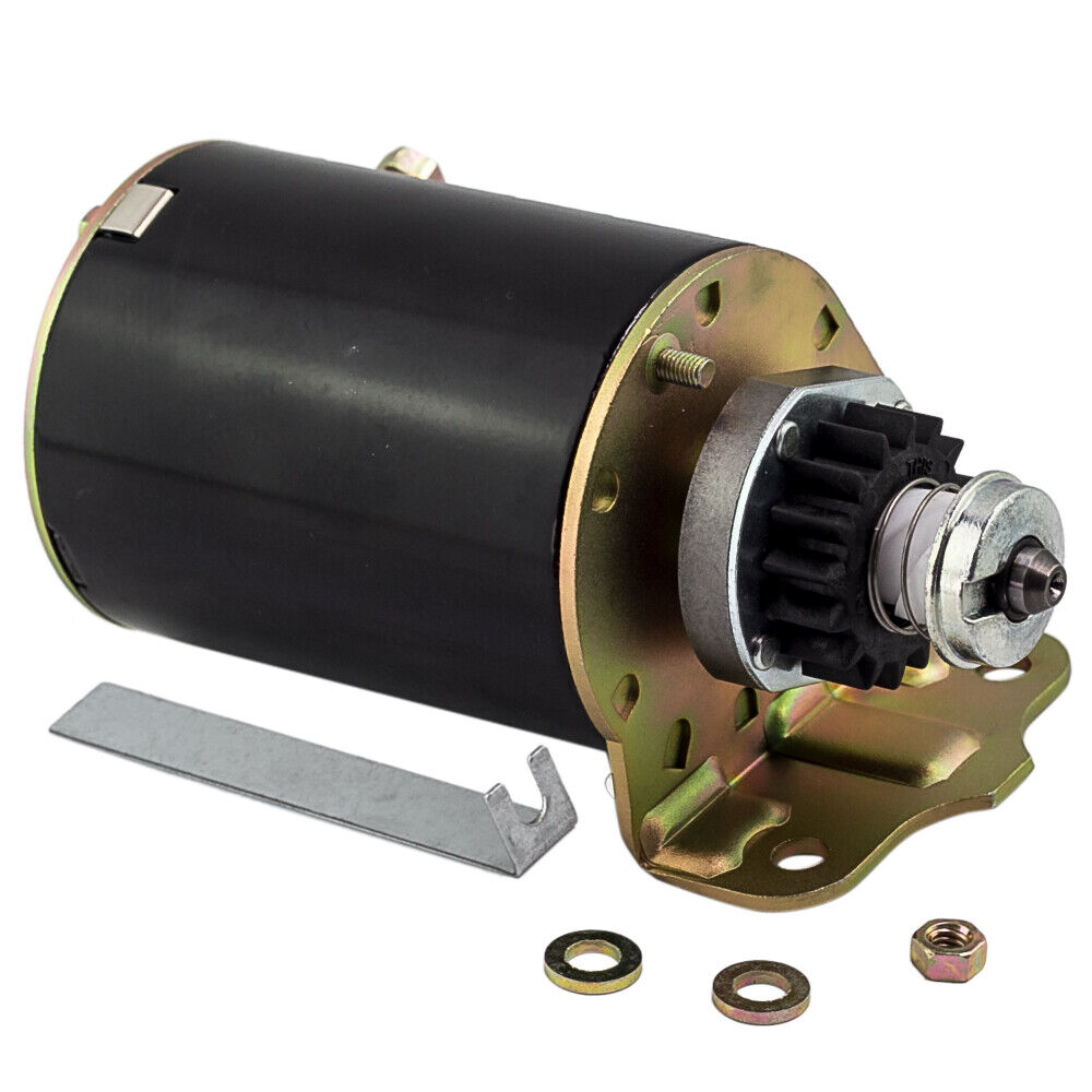 AU Starter Motor 499521 for Briggs & Stratton for John Deere 16 Tooth Ride On Mower NEW