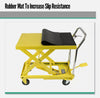 Heavy Duty 550KG Manual Scissor Lift Hydraulic Cart Table AU