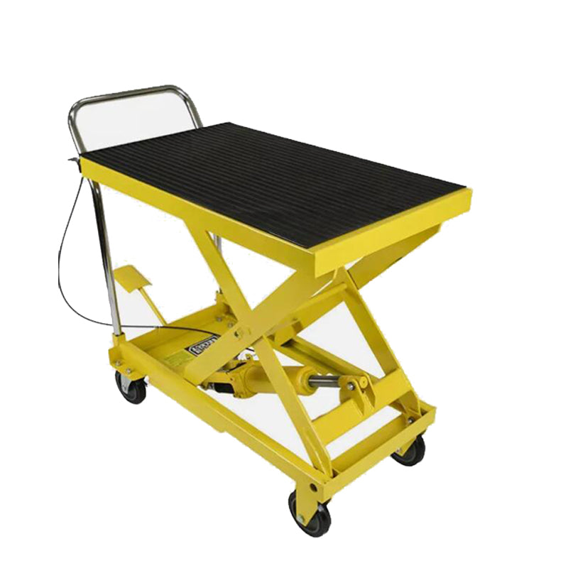 Heavy Duty 550KG Manual Scissor Lift Hydraulic Cart Table AU