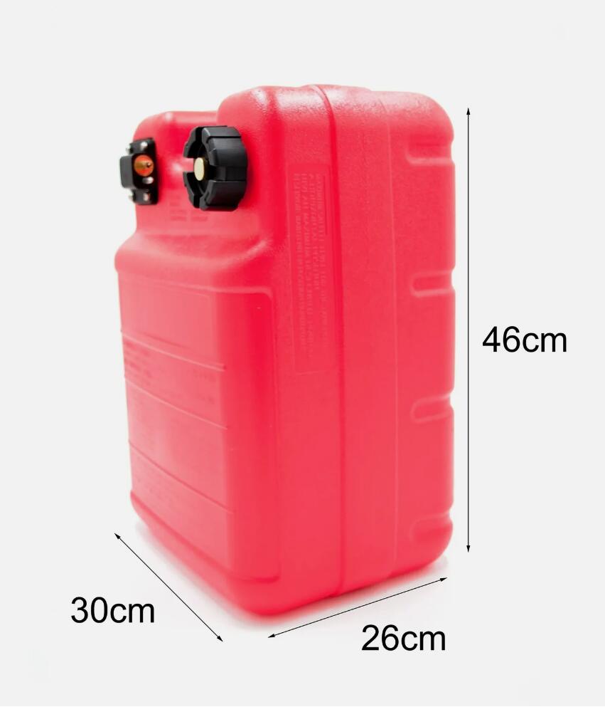 24L Portable Boat Fuel Tank Marine Outboard With Connector for Yamaha AU