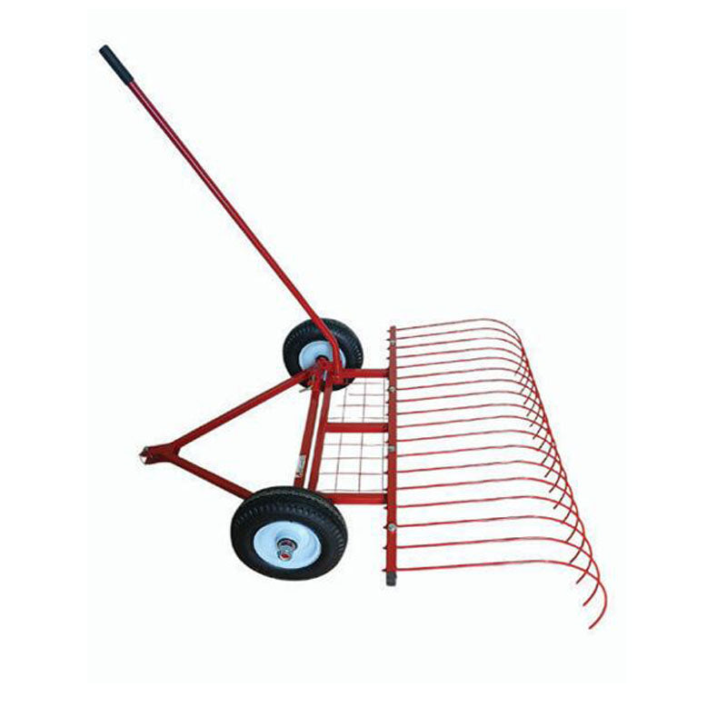 4' Oversize Premium ATV Stick Rake 1200mm Wide Round Spring Steel AU