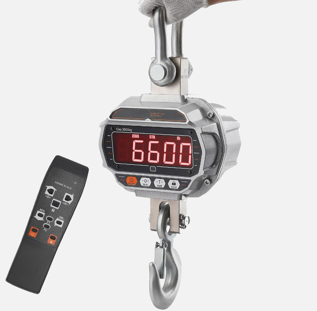 NEW Heavy Duty 3000 kg Digital Crane Scale Industrial Hanging Scale AU