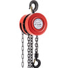 1T Heavy Duty Chain Hoist Block and Tackle Load Crane 2.5M Lifting Pulley Sling Tool