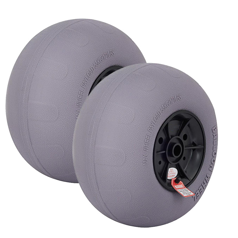 2PCS 13" TPU 121 LBS Load Capacity Balloon Beach Wheels Beach Tires Heavy Duty