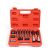 Premium 13PCS 33T Alternator Freewheel Pulley Removal Set Hex Torx Spline Free Wheel Pull