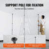 10 Ft Durable Dust Barrier Poles System with Four Adjustable Telescoping Poles AU