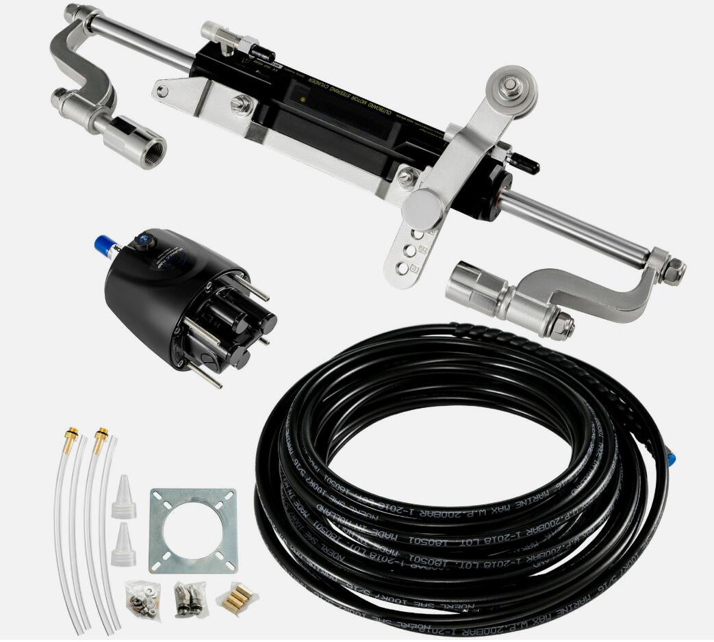 300HP Boat Hydraulic Steering System Kit Marine Outboard Steering Cylinder