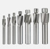 7PCS Premium HSS End Mill Cutters Pilot Counterbore Solid Slot Drill Bit Slotting Tool