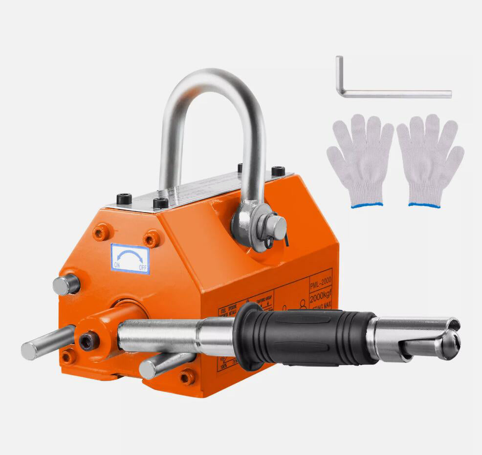 Heavy Duty 2000 kg/4400 lbs Permanent Magnetic Lifter Lifting Magnet Neodymium Hoist