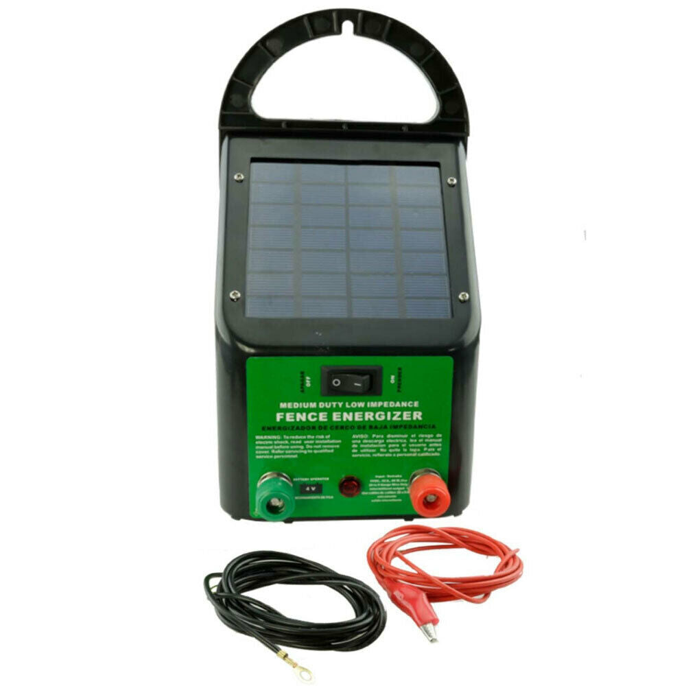 5-8km 0.4J Solar Power Electric Fence Energiser