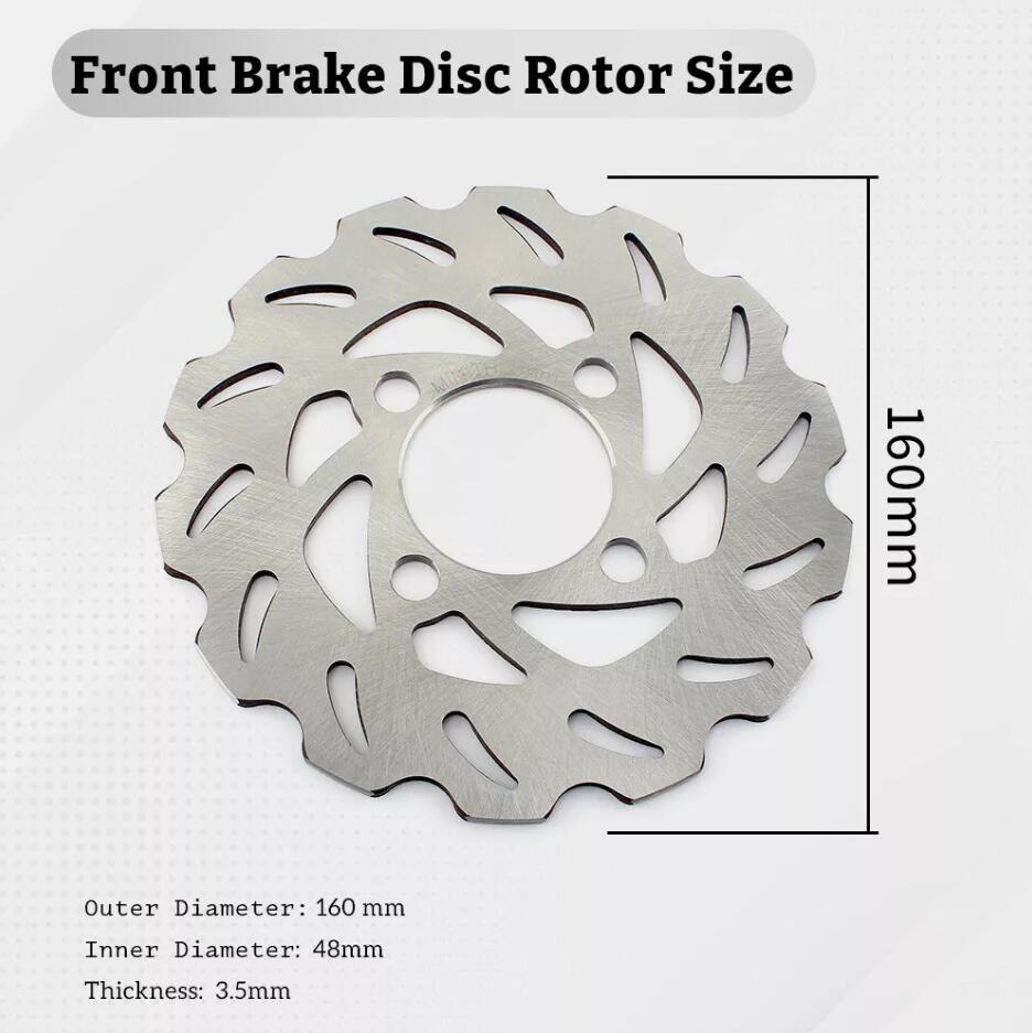 For Yamaha YFZ350 1990-2006 Banshee 350 Front & Rear Brake Disc + Rotors Pads AU