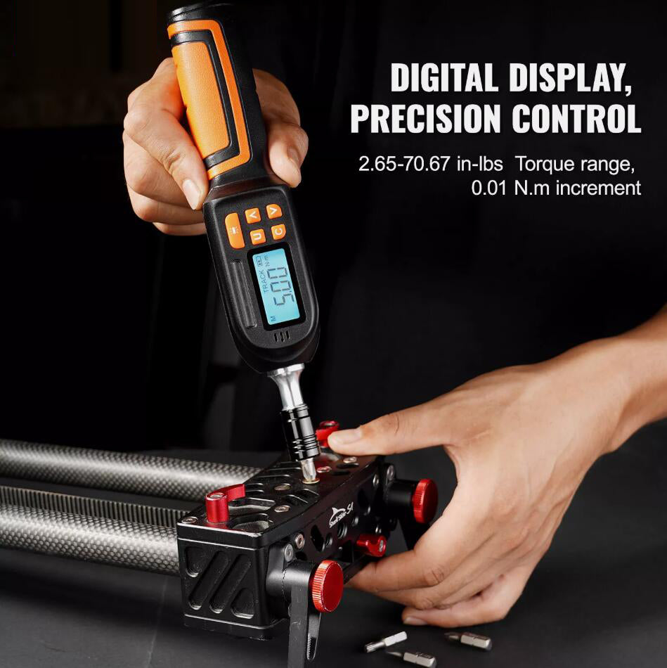 Premium Digital Torque Screwdriver 1/4" Range 2.65-70.67in/lb w/ 0.01N.m Increment AU