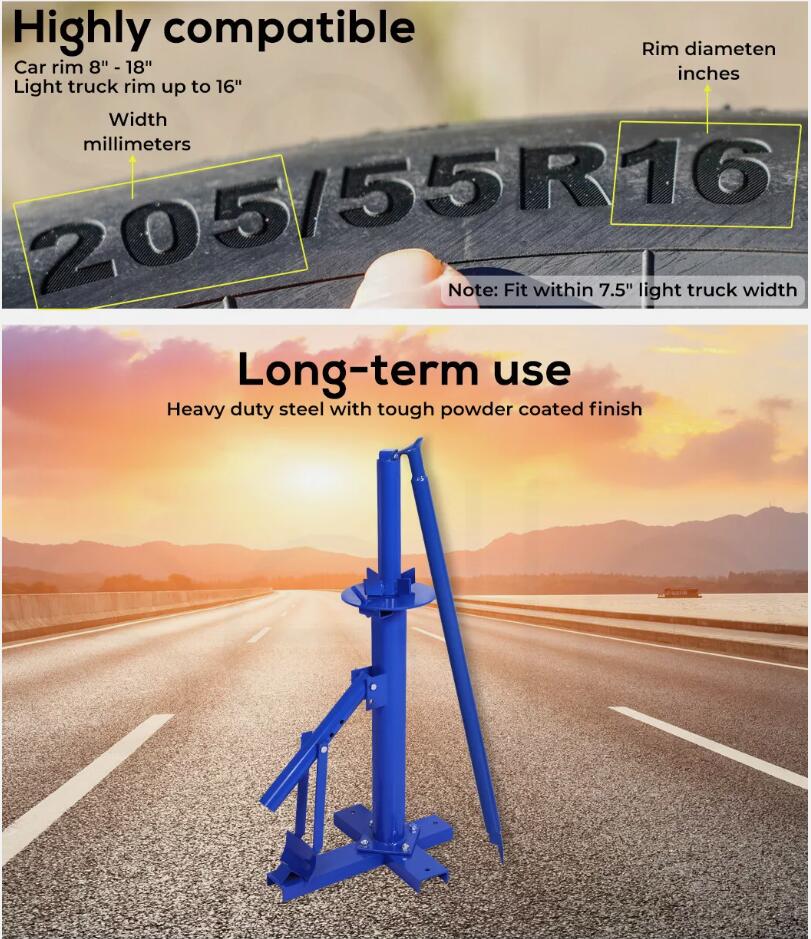 Premium Motorcycle Vehicle Tyre Changer Tire Changer Bead Breaker Manual Tool