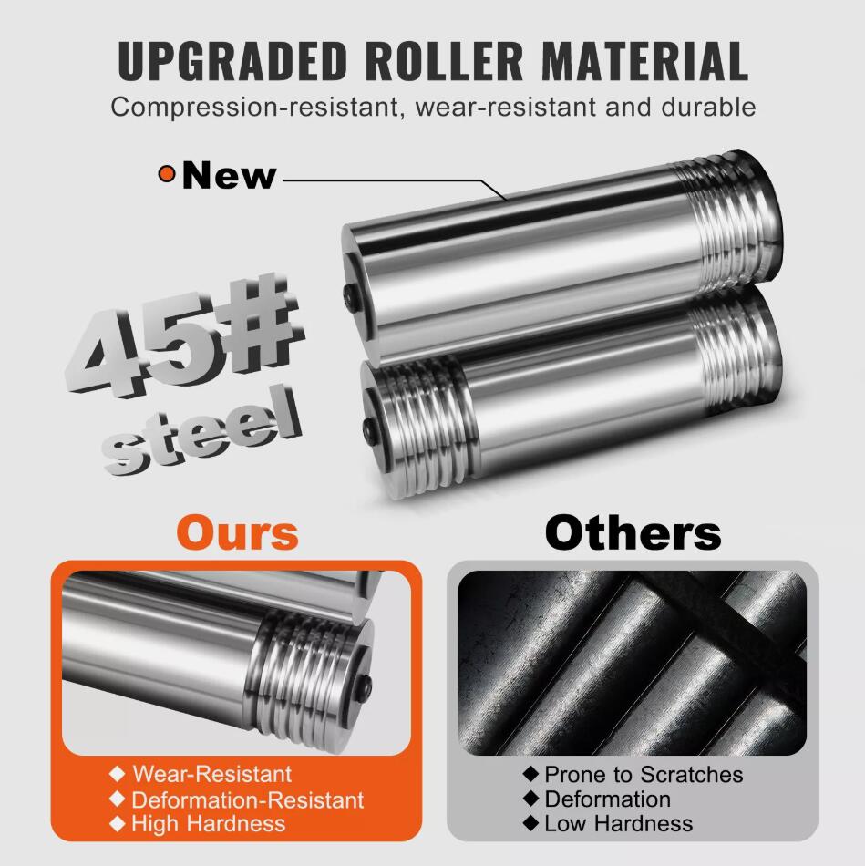Upgraded 3-in-1 Rolling Mill 1.77"/45 mm Jewelry Rolling Mill Machine 1: 2.4 Gear Ratio