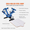 High-quality 4 Color 1 Station Silk Screening Screenprint Press Screen Printing Machine AU