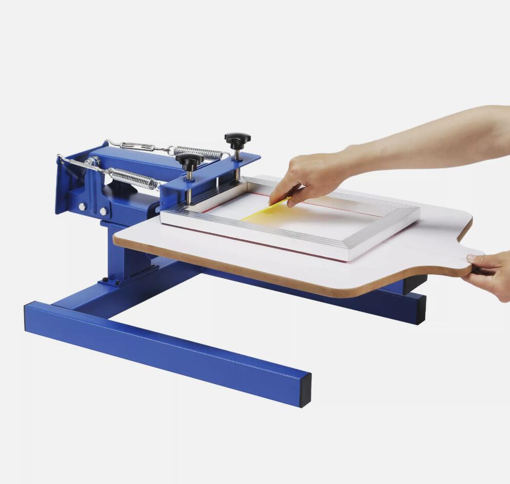 High-quality 1 Color 1 Station Silk Screening Screenprint Press Screen Printing Machine