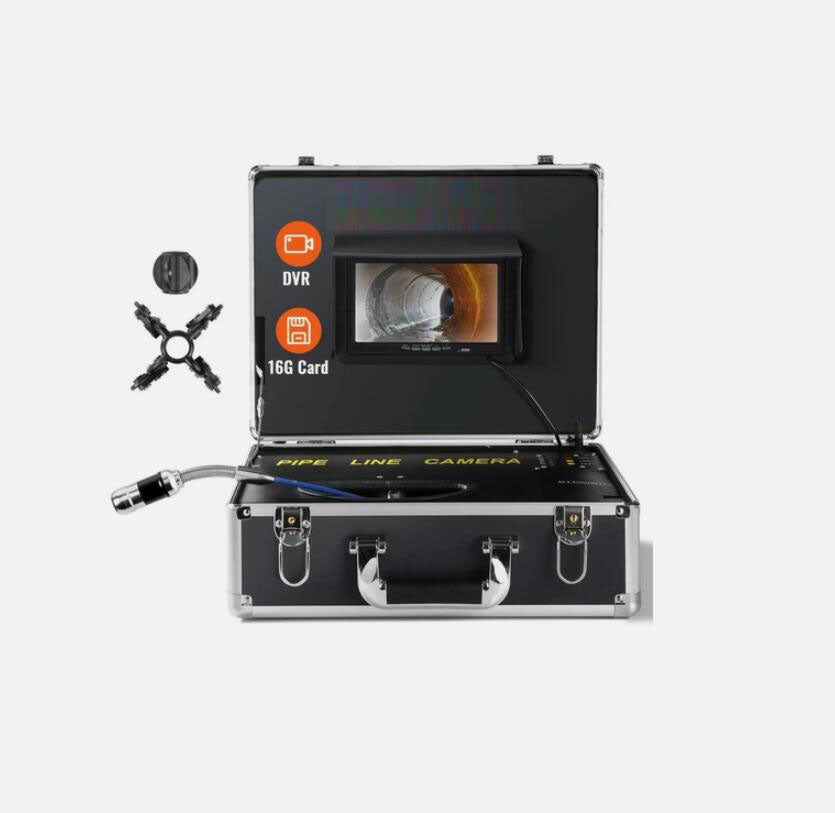 Upgraded 7-inch LCD Screen 30m Sewer Camera Pipe Inspection Camera 100 ...
