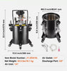 Heavy Duty 10 L/2.5 gal Spray Paint Pressure Pot Tank Fully Automatic Stirring 70 psi AU