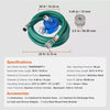 High Quality Suction Hose Kit for Water Pump 2 in x 20 ft Green Plus 50 ft Blue Hoses AU