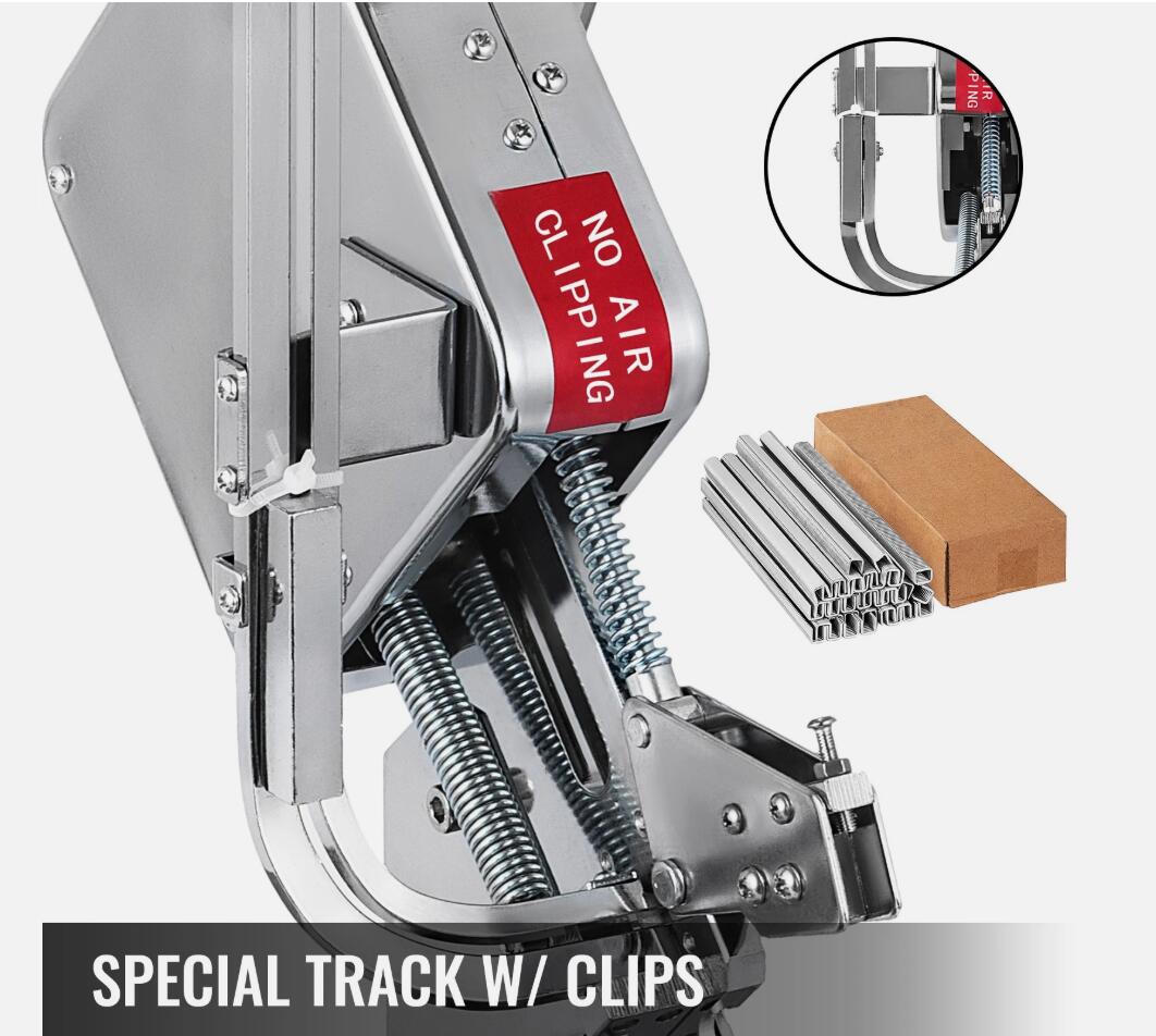 Heavy Duty Manual U-shape Sausage Clipper Clipping Machine With 8000pcs Clips AU